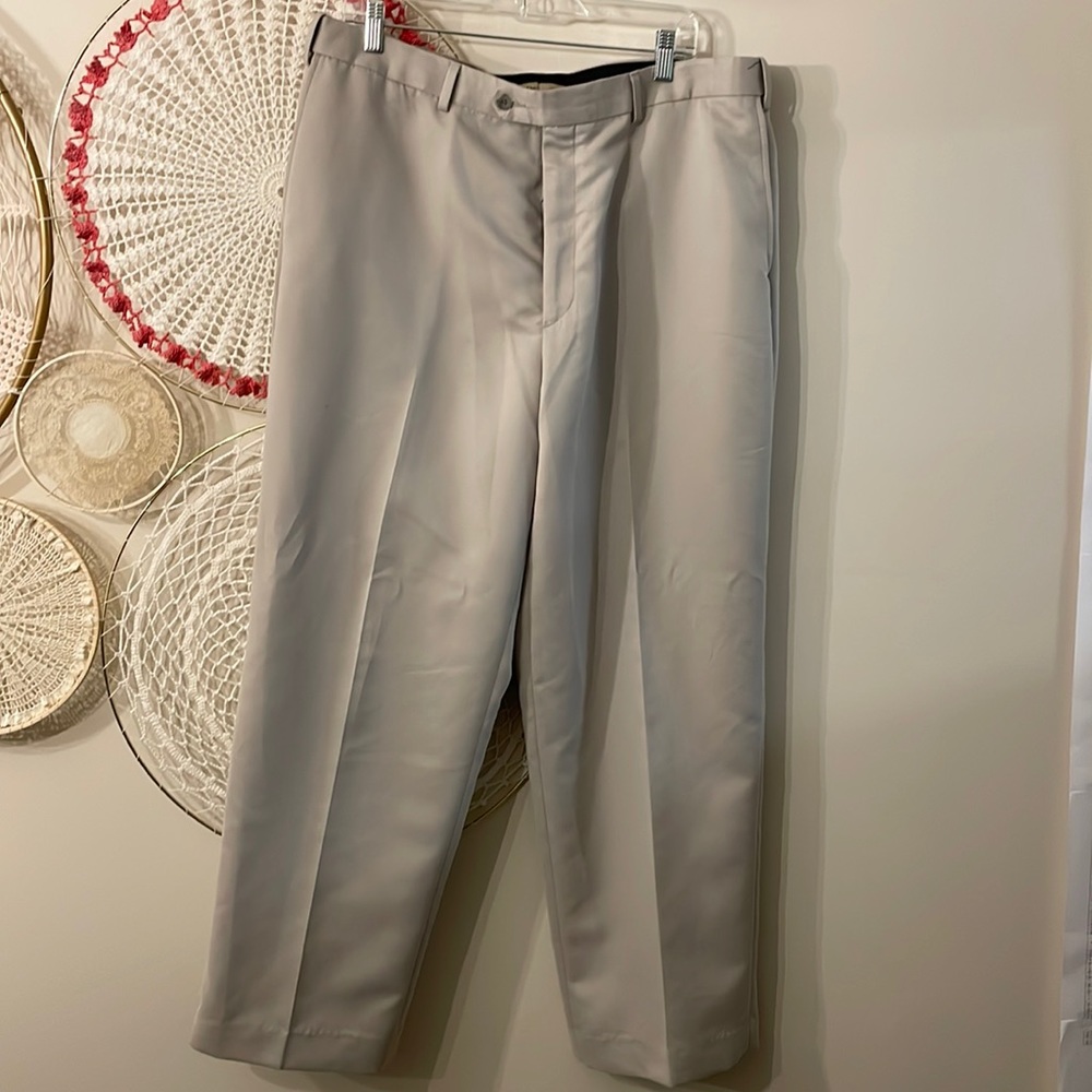 Mens khaki dress pants Croft and barrow